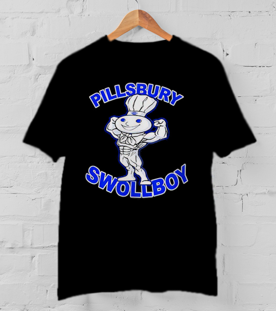 Pillsbury Swole Boy Buff Character Flexing Muscles T-Shirt