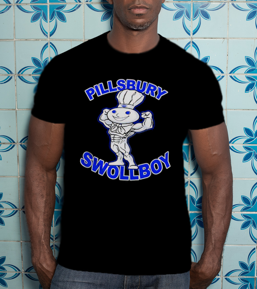 Pillsbury Swole Boy Buff Character Flexing Muscles T-Shirt