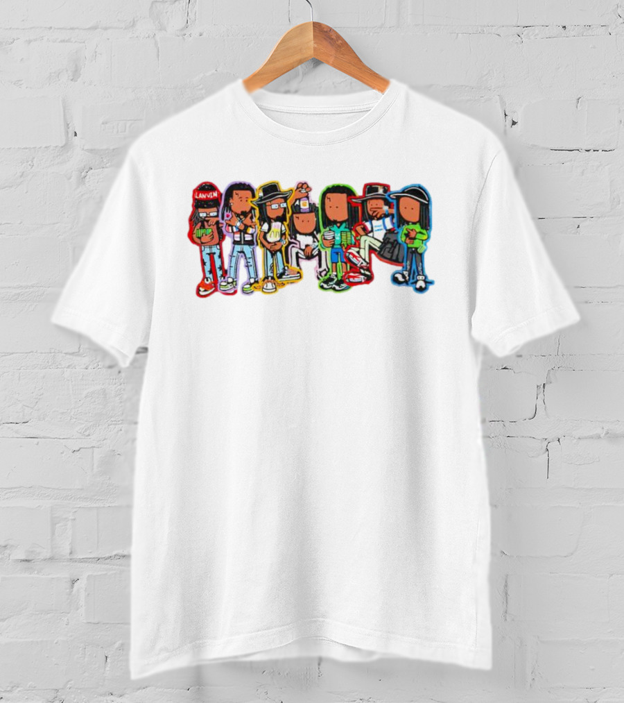 Flawless Like Me Cartoon Characters Street Fashion Lanvin T-Shirt