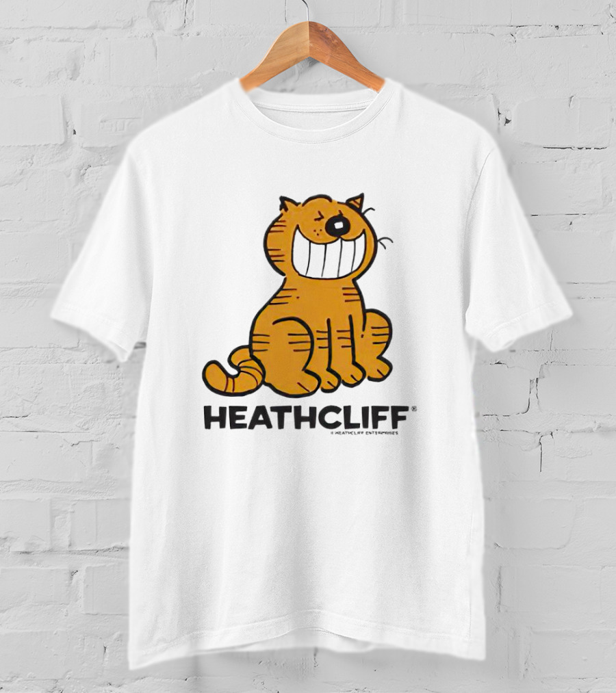 Heathcliff Cartoon Character Grinning T-Shirt