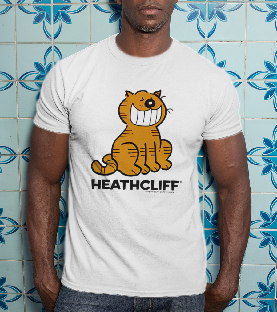 Heathcliff Cartoon Character Grinning T-Shirt
