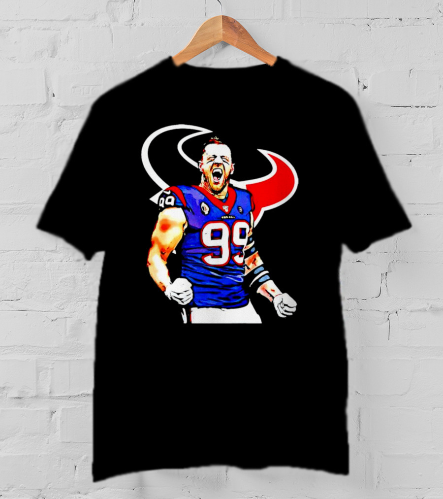 Justin James Watt Houston Texans 99 Jersey T-Shirt