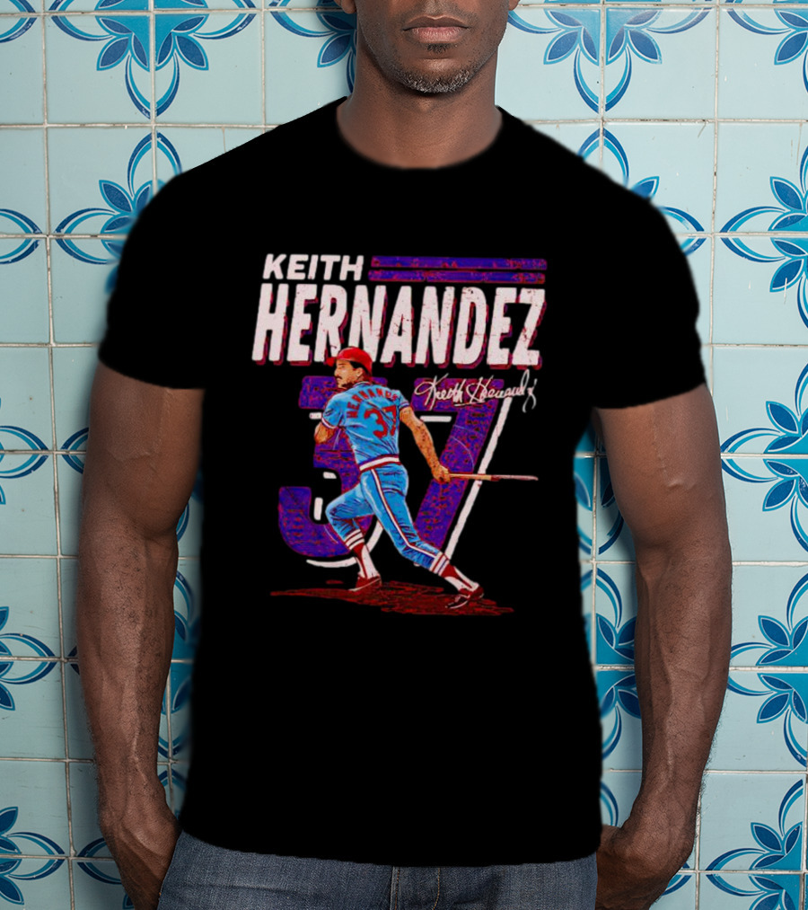 Keith Hernandez 37 Baseball Signature T-Shirt