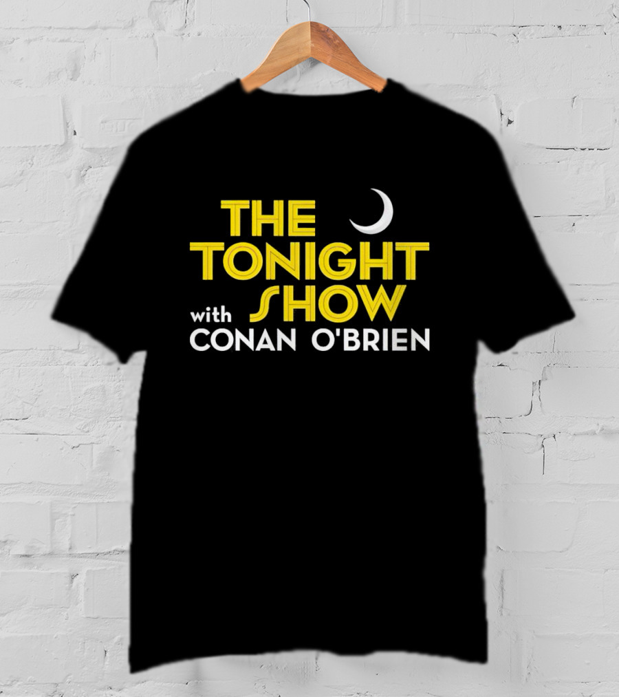The Tonight Show With Conan O'Brien Classic Crescent Moon T-Shirt