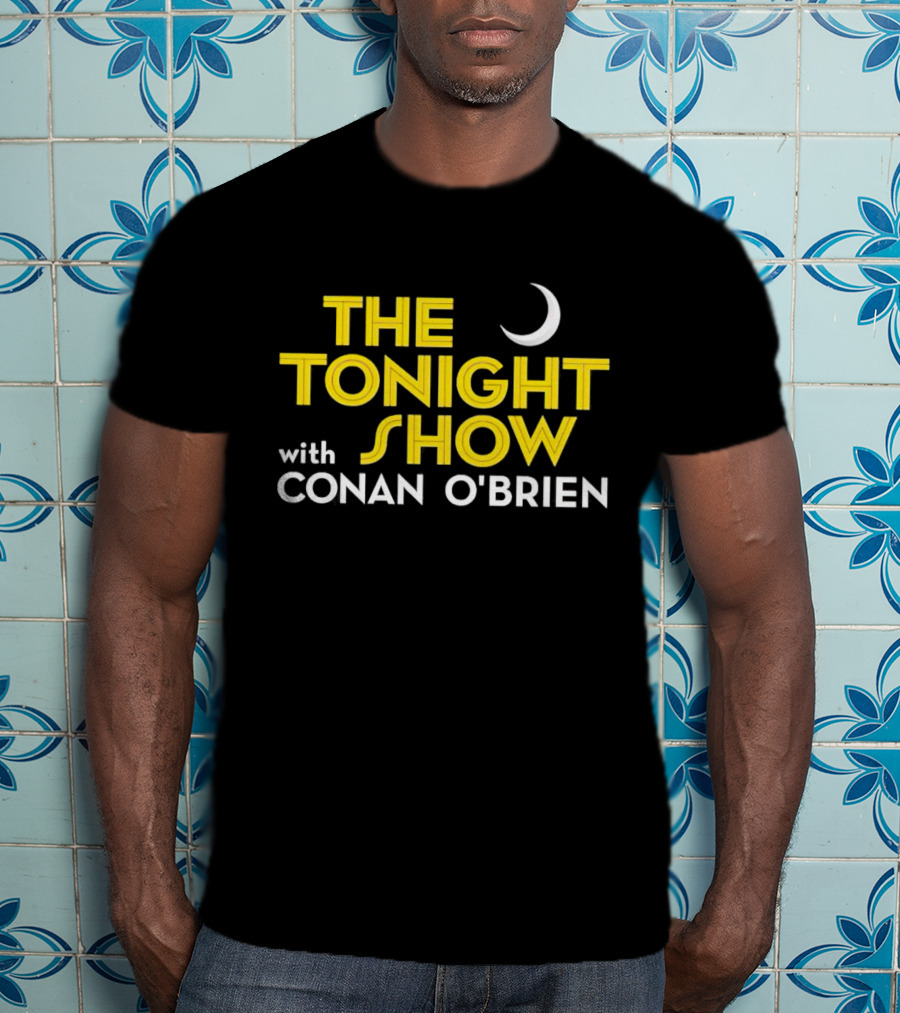 The Tonight Show With Conan O'Brien Classic Crescent Moon T-Shirt