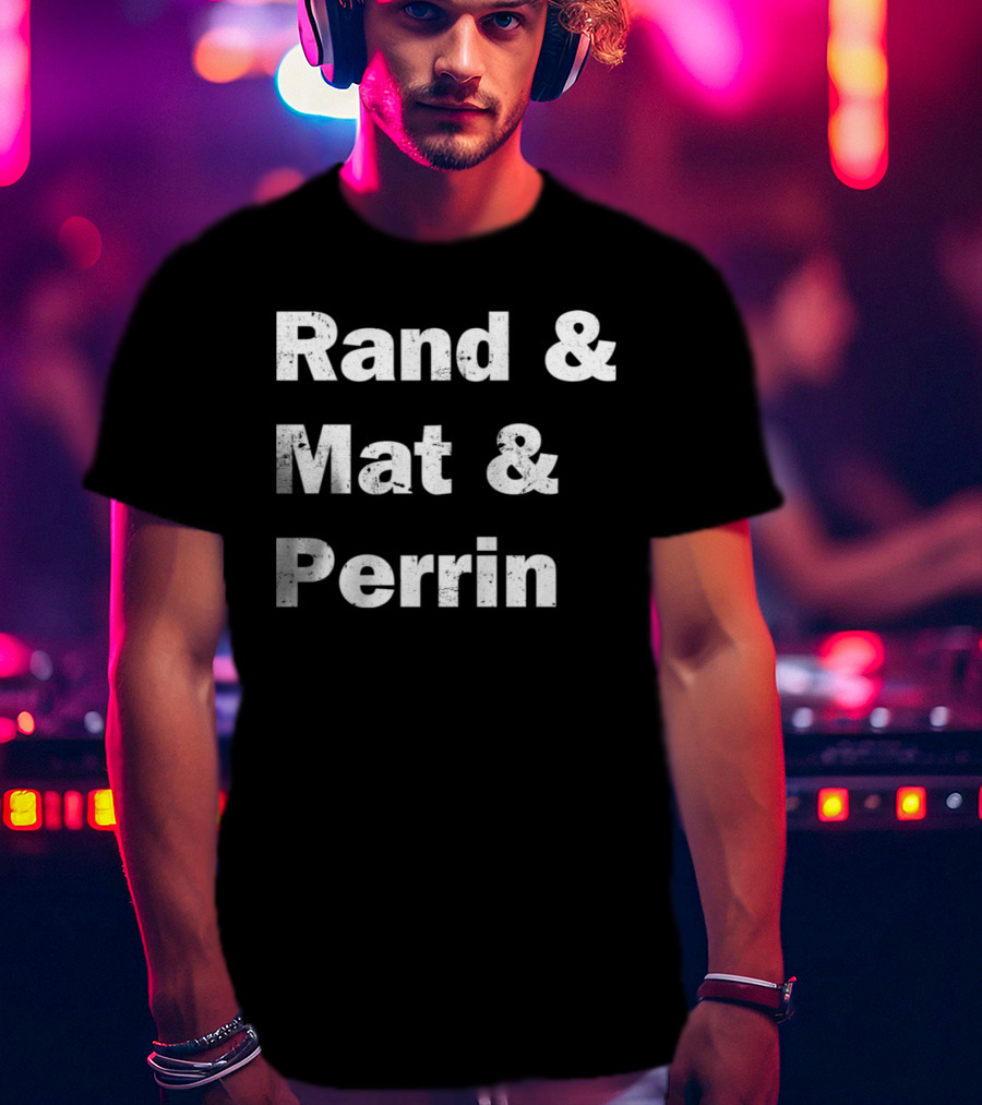 Rand And Mat And Perrin Wheel Of Time Characters T-Shirt