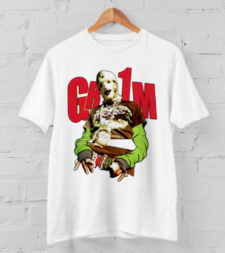 AWGE Grim Effigy With Masks And Layered Clothing T-Shirt