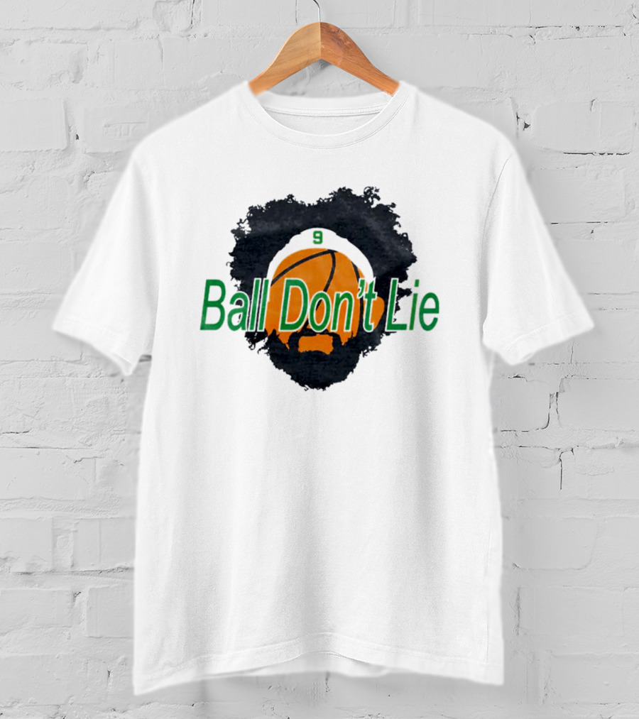 Boston Celtics Derrick White Number 9 Ball Don’t Lie Basketball T-Shirt