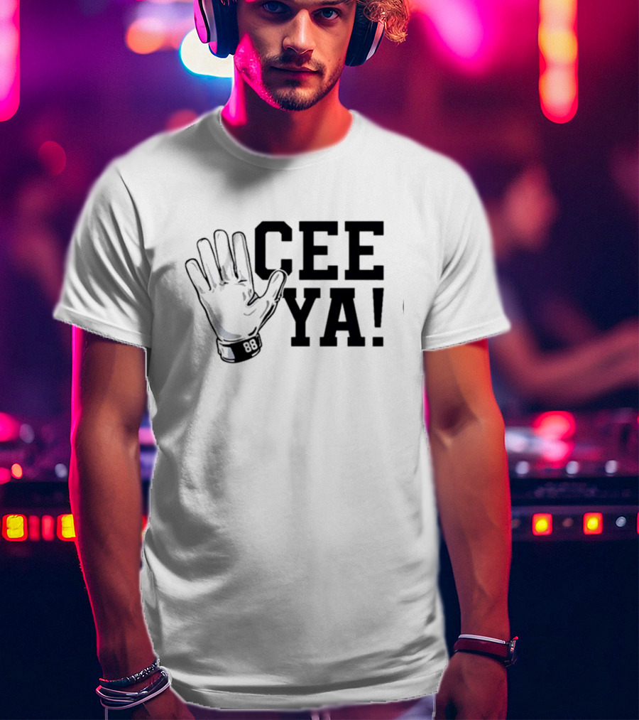 Dallas Cowboys Ceedee Lamb Cee Ya 88 Hand Gesture T-Shirt
