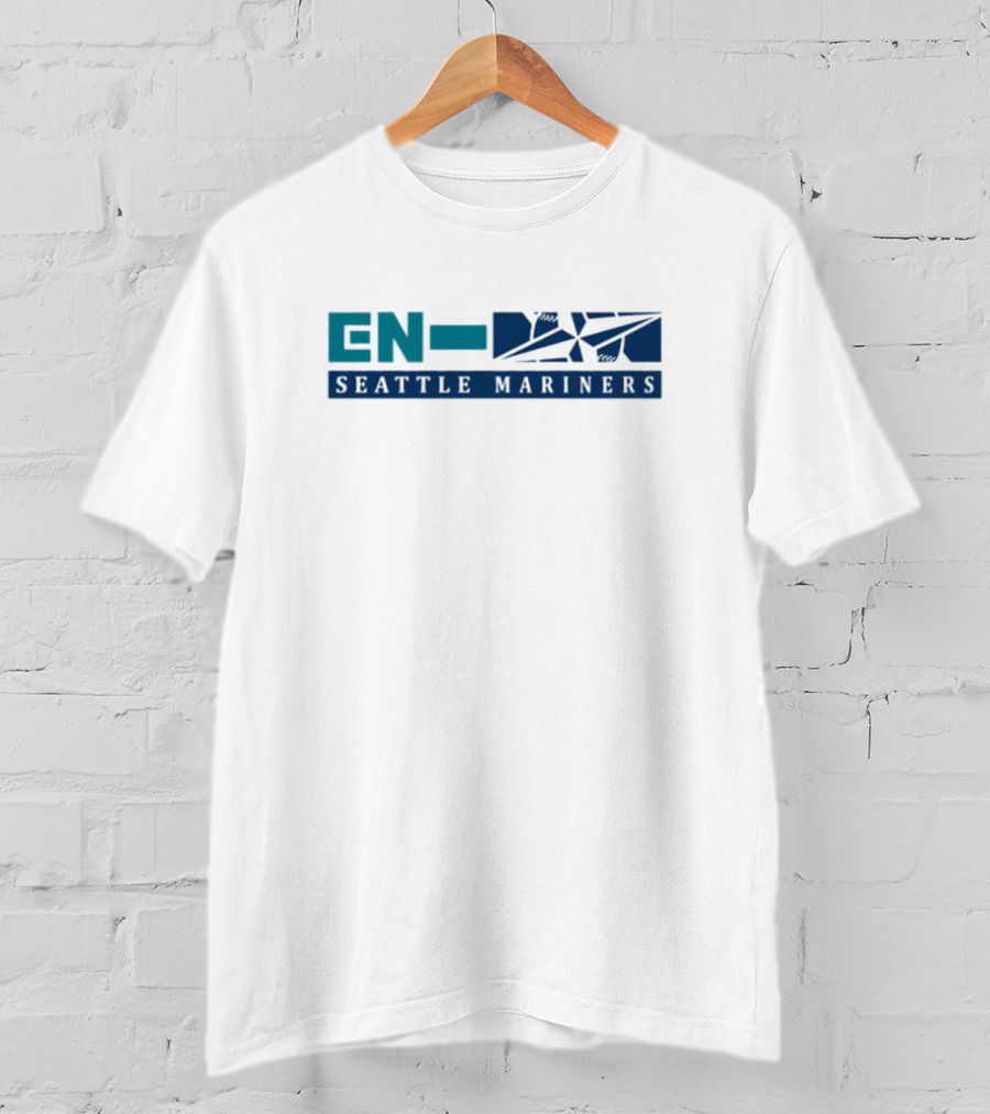 EN Seattle Mariners Enhypen Fans Collaboration T-Shirt