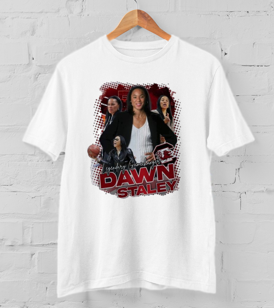 Legendary Gamechanger Dawn Staley Carolina Gamecocks Women Basketball NCAA T-Shirt