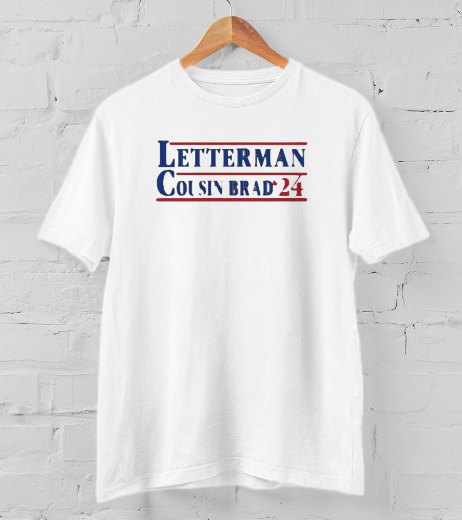 Three Year Letterman Cousin Brad ’24 Blue T-Shirt