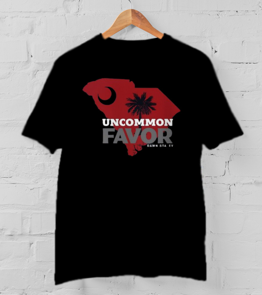 Uncommon Favor South Carolina Map Dawn Staley T-Shirt