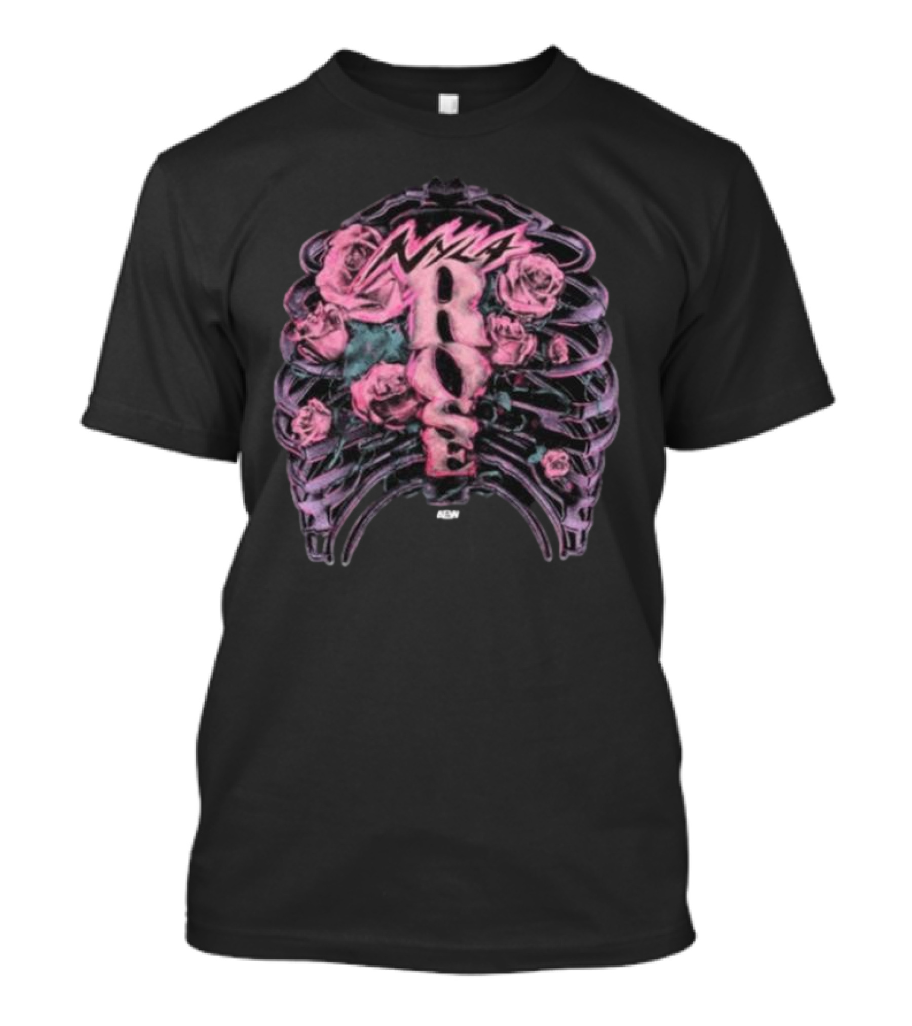 Nyla Rose Ribcage Roses Vibes T-Shirt