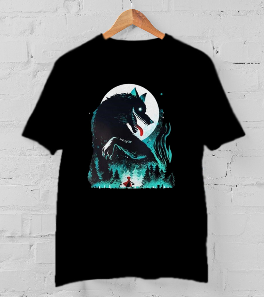 The Wolf Tale Moonlit Forest Encounter T-Shirt
