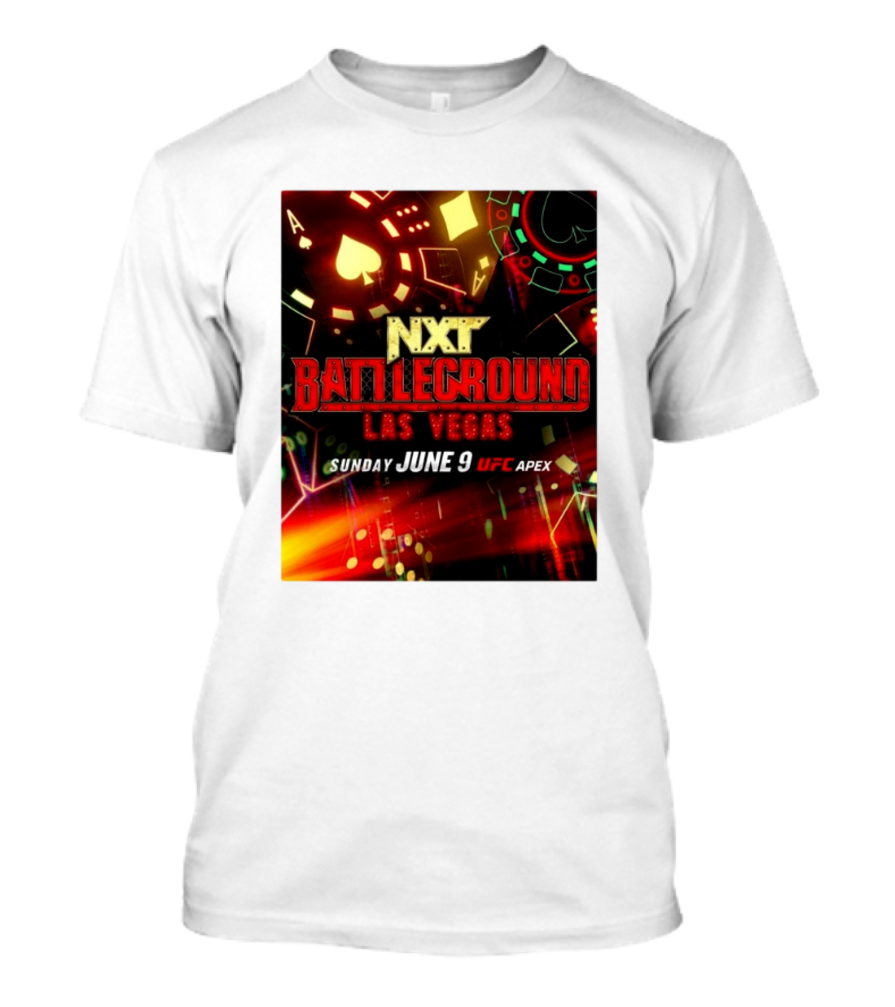NXT Battleground Las Vegas Sunday June 9 UFC APEX T-Shirt