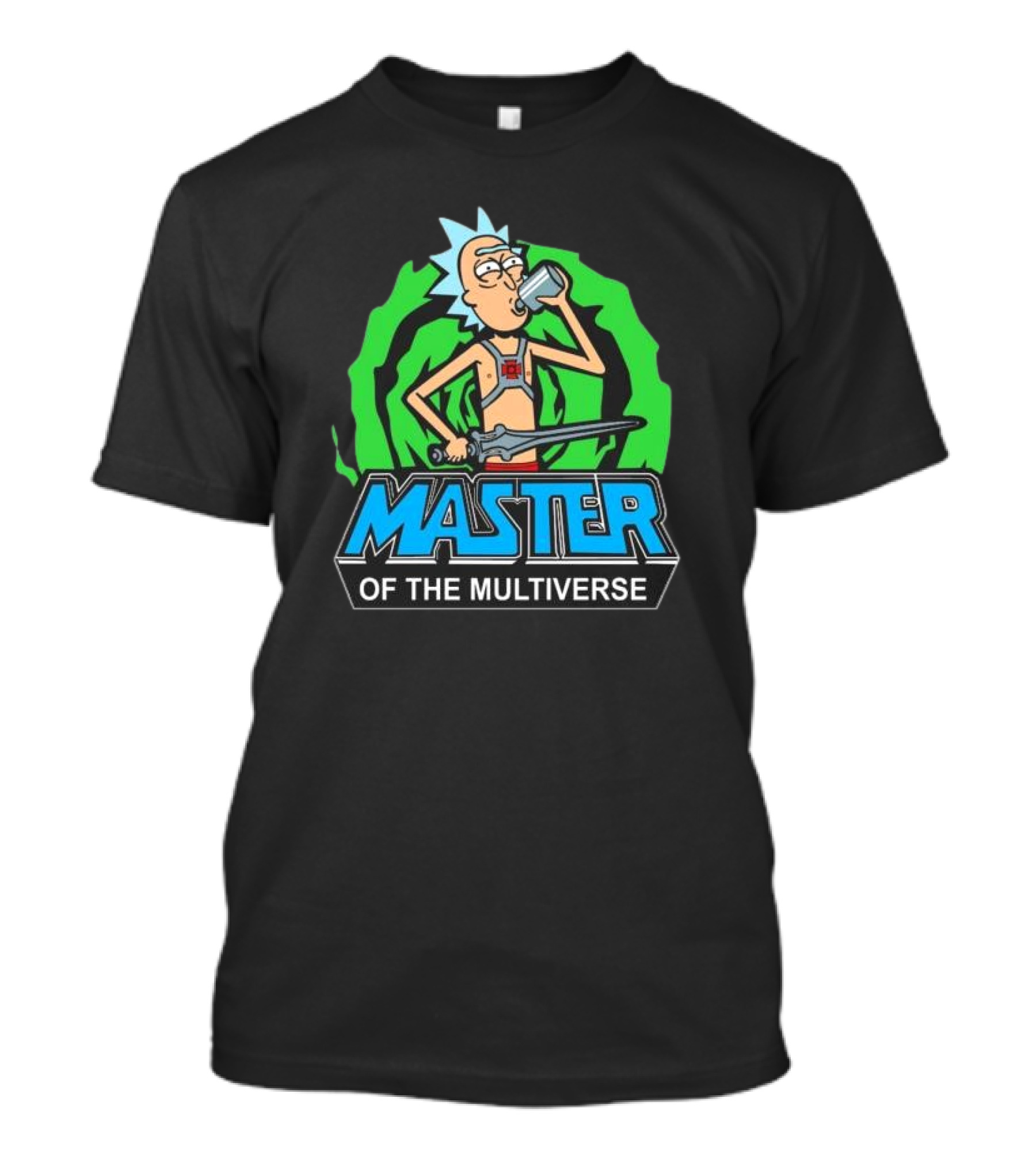 Rick And Morty Master Of The Multiverse Drinking Sword Portal Adventure T-Shirt