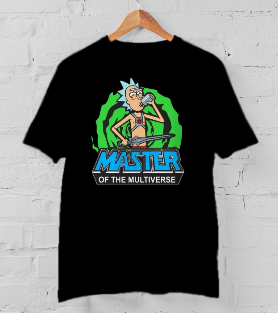 Rick And Morty Master Of The Multiverse Drinking Sword Portal Adventure T-Shirt