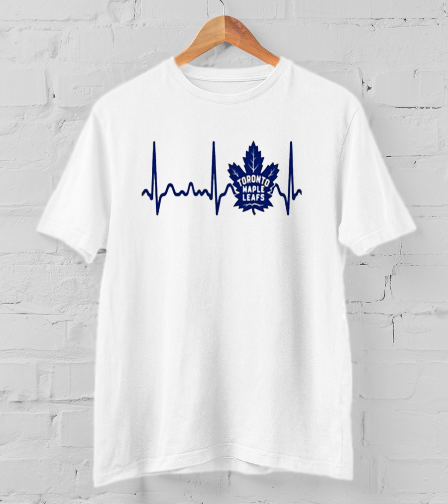 Toronto Maple Leafs Heartbeat T-Shirt