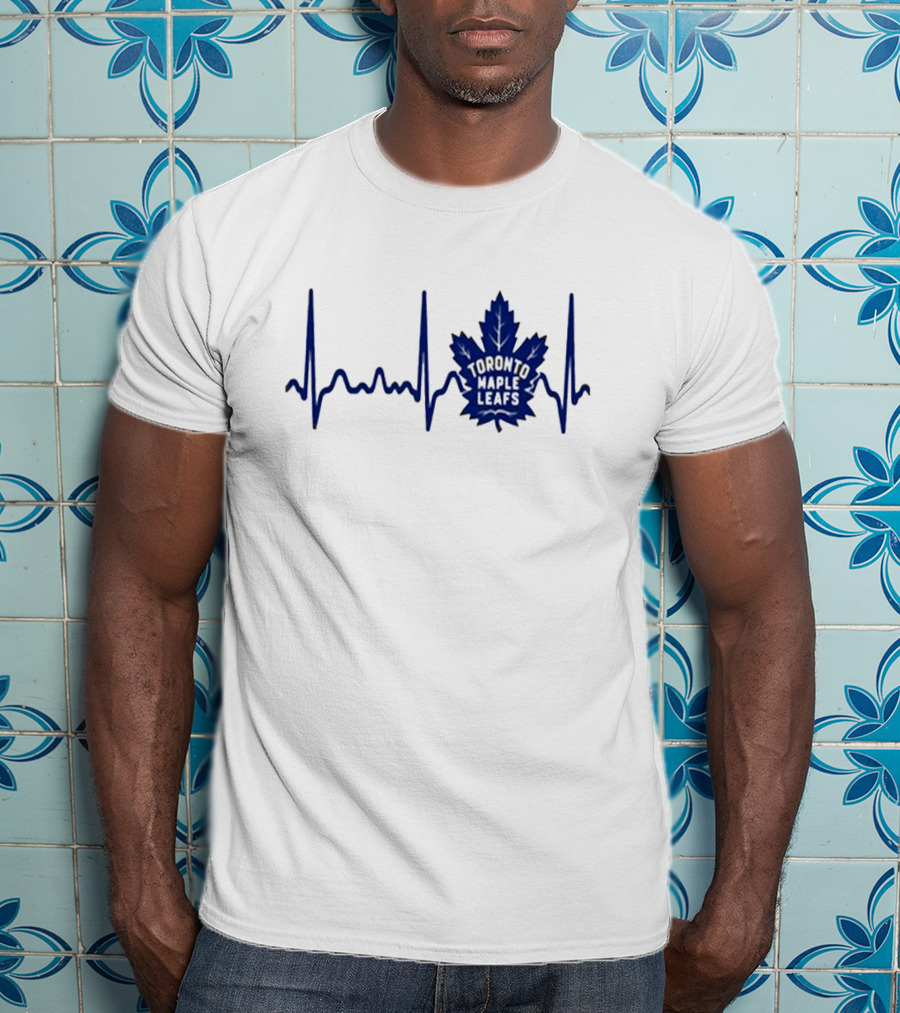 Toronto Maple Leafs Heartbeat T-Shirt