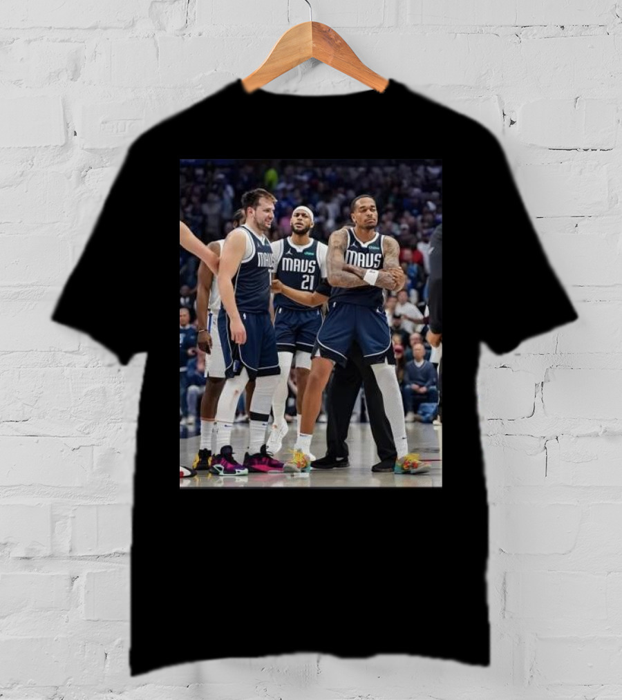 Daniel Gafford Luka Doncic PJ Washington Mavs I’m Standing On Business T-Shirt