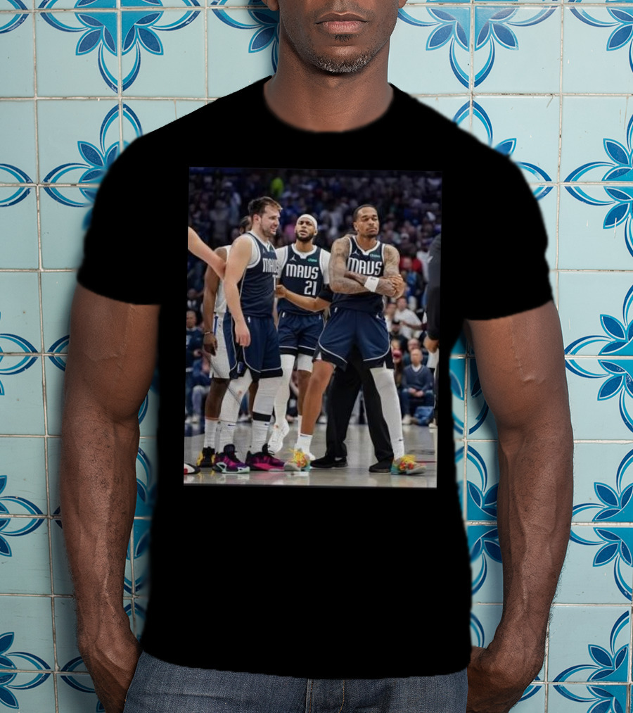 Daniel Gafford Luka Doncic PJ Washington Mavs I’m Standing On Business T-Shirt