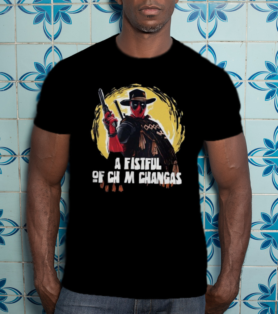 Deadpool Western: A Fistful Of Chimichangas T-Shirt