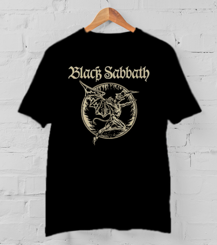Black Sabbath Vintage Demon Circle T-Shirt