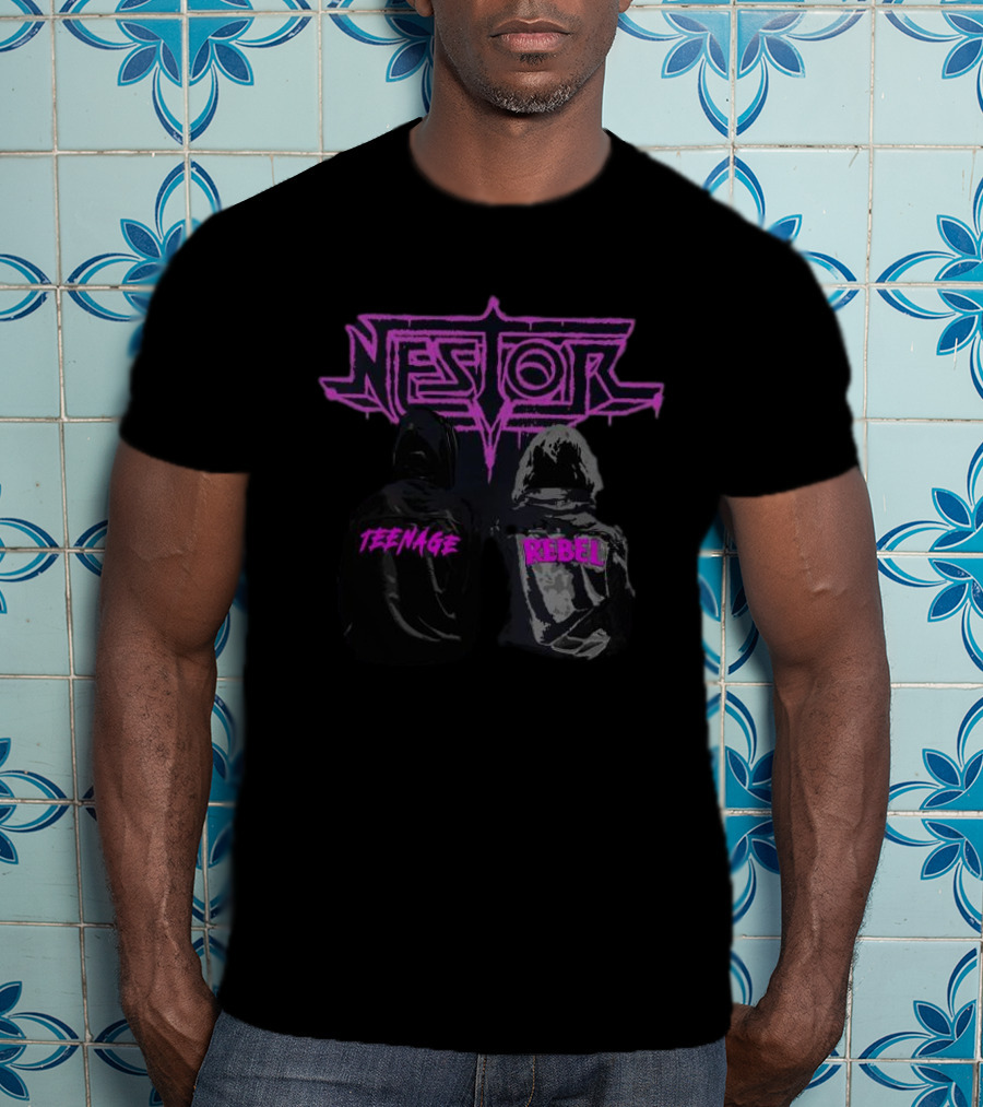 Nestor Teenage Rebel Duo In Hooded Jackets T-Shirt