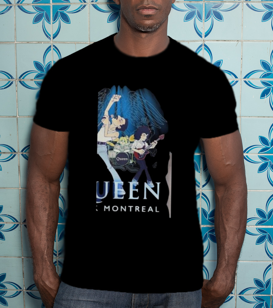 Queen Rock Montreal Animated Concert Scene T-Shirt