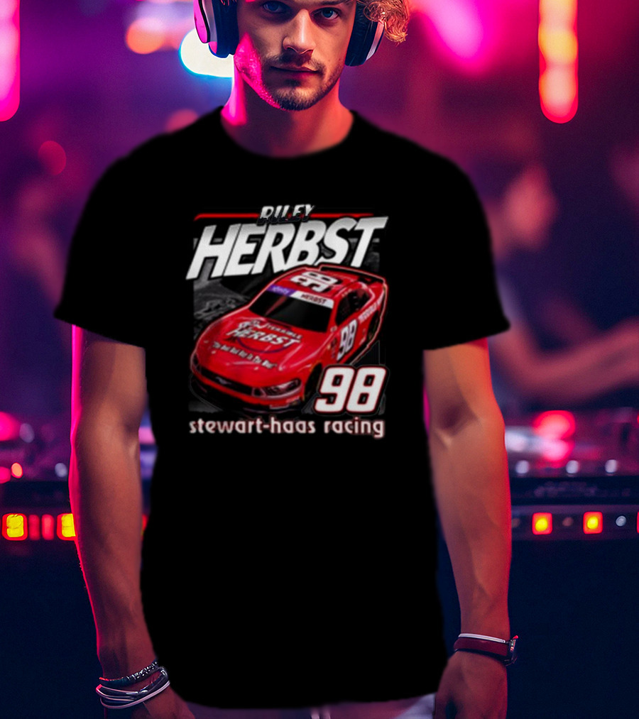 Riley Herbst 98 Stewart-Haas Racing Terrible Herbst Car T-Shirt