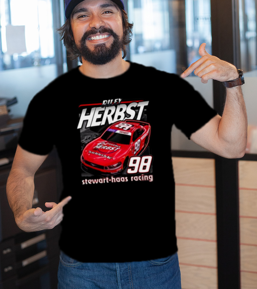 Riley Herbst 98 Stewart-Haas Racing Terrible Herbst Car T-Shirt