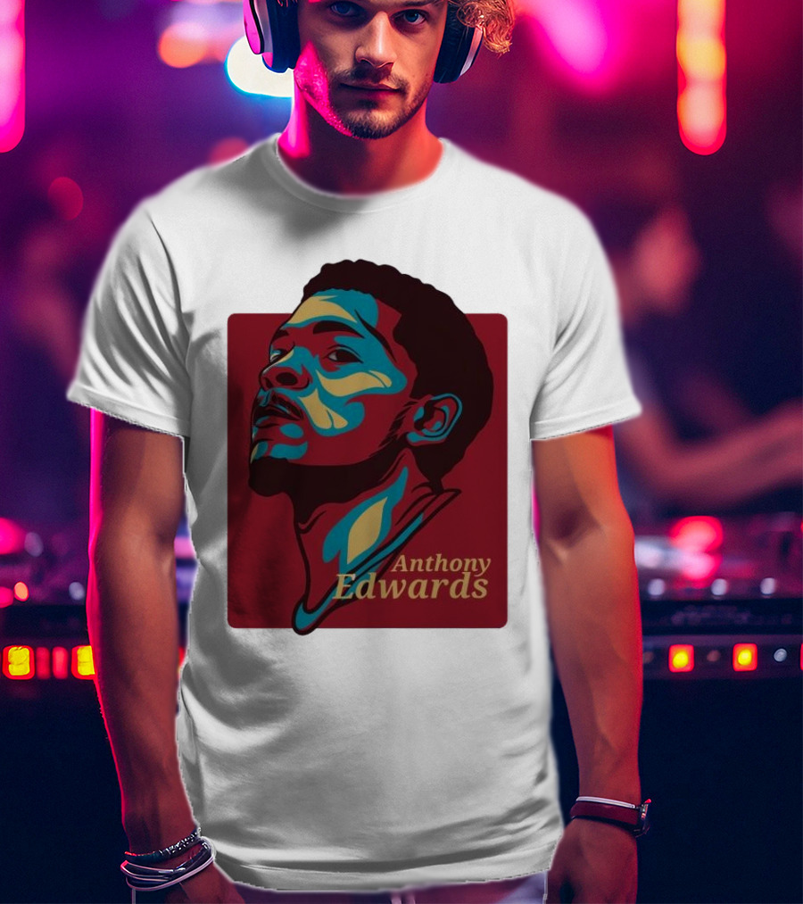 Anthony Edwards NBA Minnesota Timberwolves Basketball Player T-Shirt