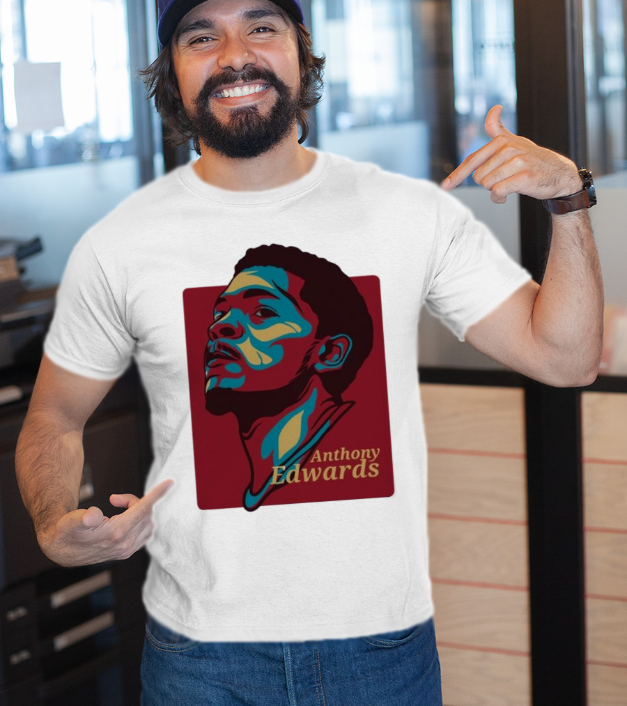 Anthony Edwards NBA Minnesota Timberwolves Basketball Player T-Shirt