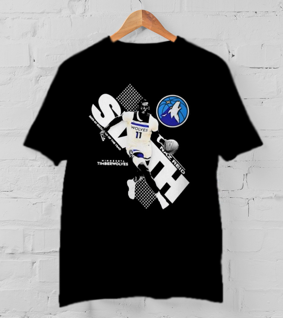 Naz Reid Sixth Man Minnesota Timberwolves Basketball Wolves T-Shirt