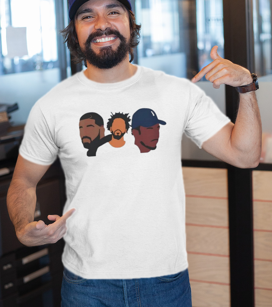 Drake J Cole Kendrick Lamar Retro Rapper Star T-Shirt