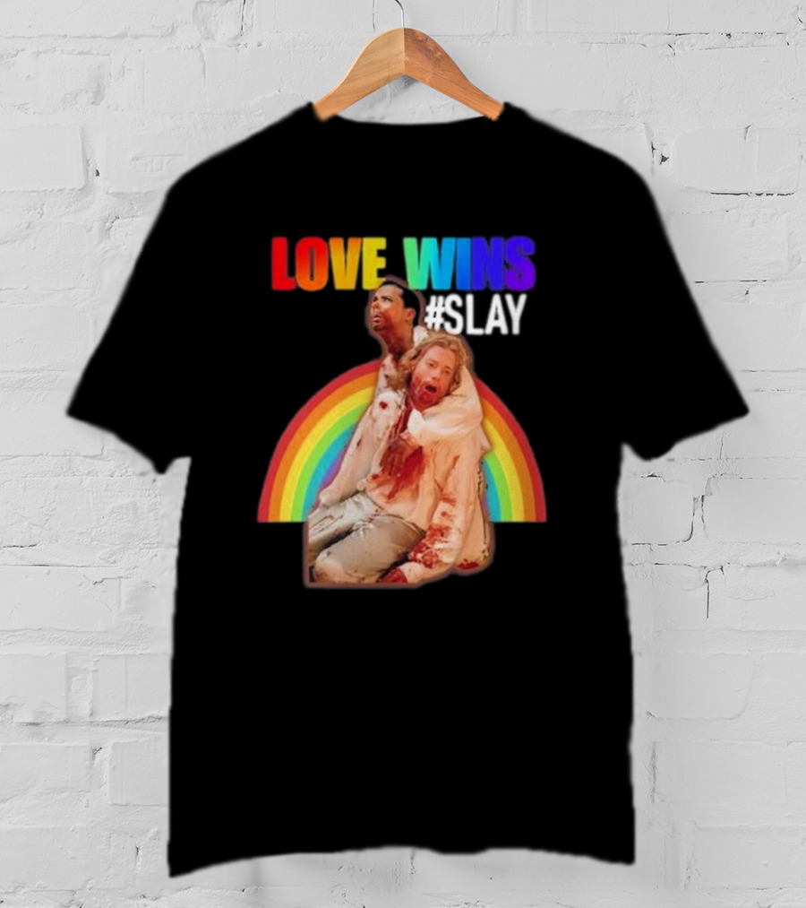 Cerpen Vampire Season 2 Love Wins #Slay Rainbow T-Shirt