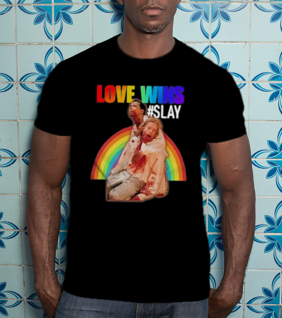 Cerpen Vampire Season 2 Love Wins #Slay Rainbow T-Shirt