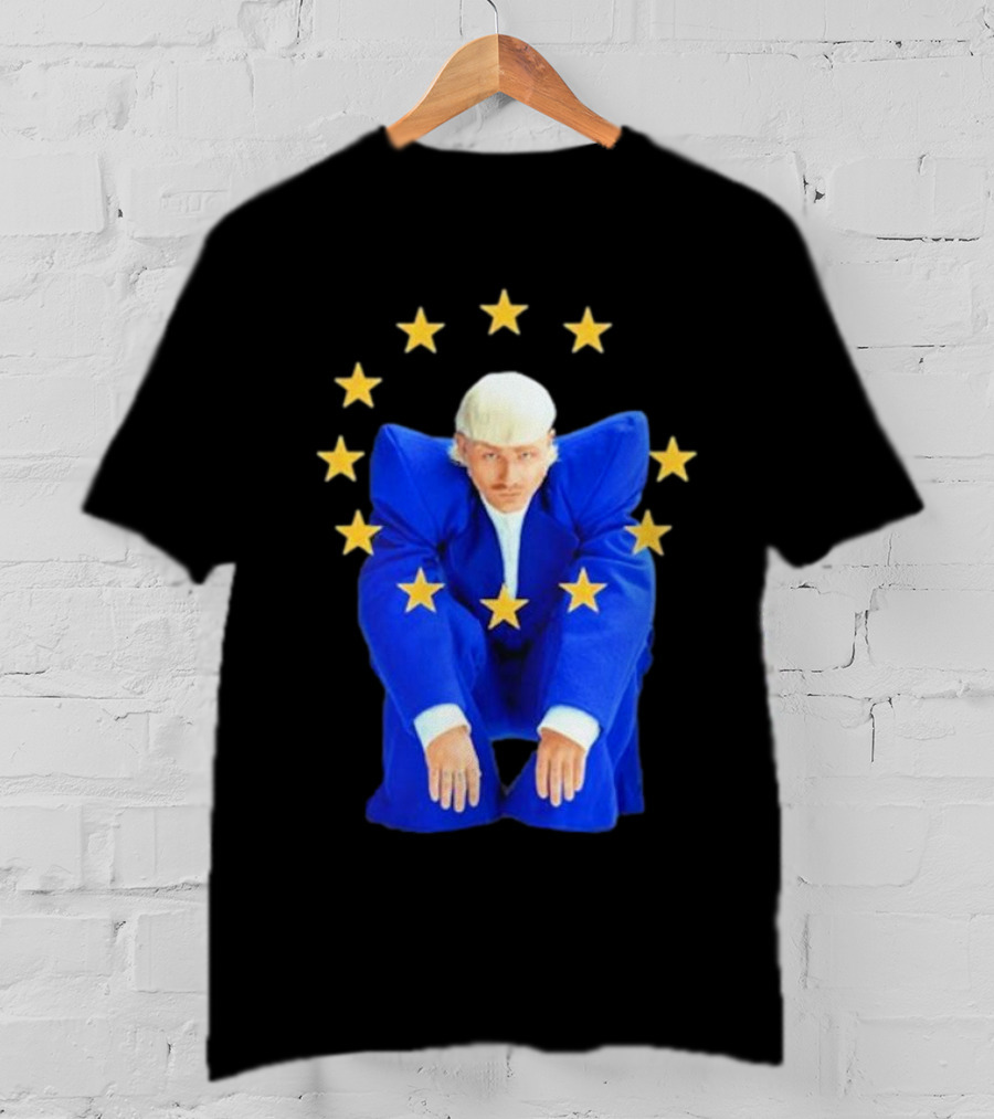 Justice For Joost Klein Blue Suit Stars European Unity T-Shirt