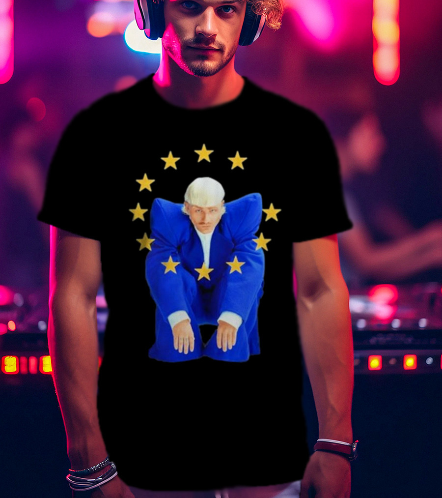 Justice For Joost Klein Blue Suit Stars European Unity T-Shirt