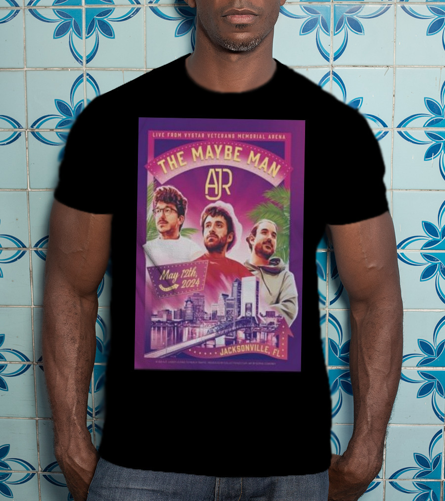 LIVE FROM VYSTAR VETERANS MEMORIAL ARENA THE MAYBE MAN AJR JACKSONVILLE FL MAY 12TH T-Shirt