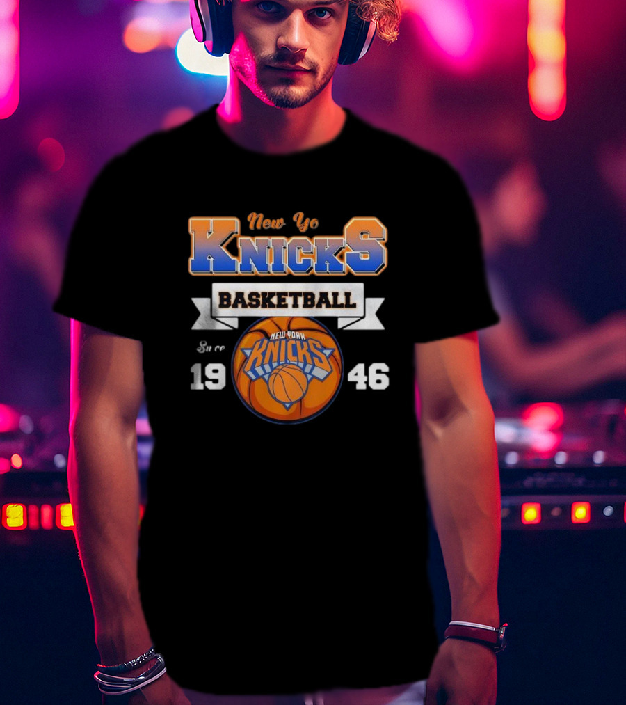 New York Knicks Basketball Since 1946 NBA T-Shirt