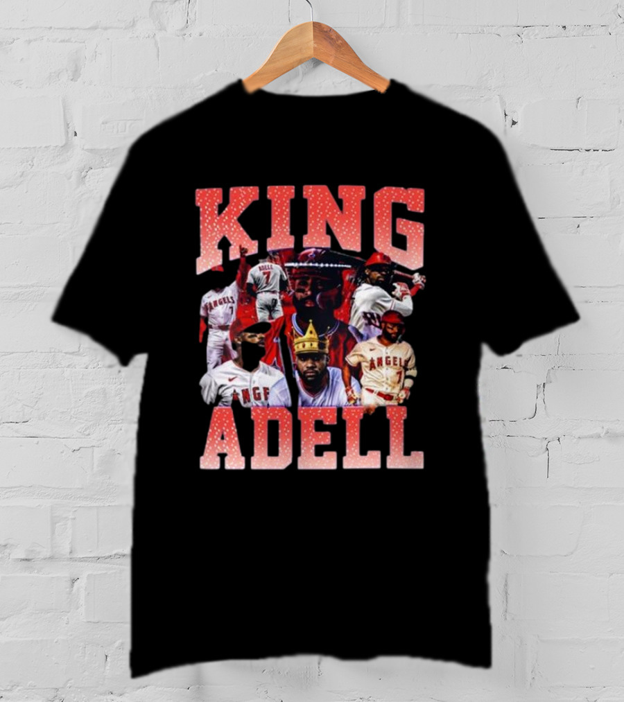 King Adell Angels Baseball Iconic Moments T-Shirt