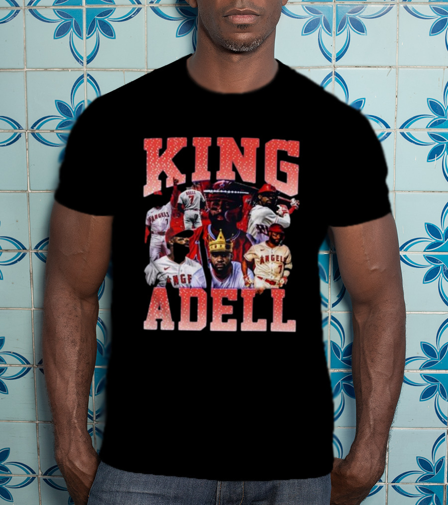 King Adell Angels Baseball Iconic Moments T-Shirt