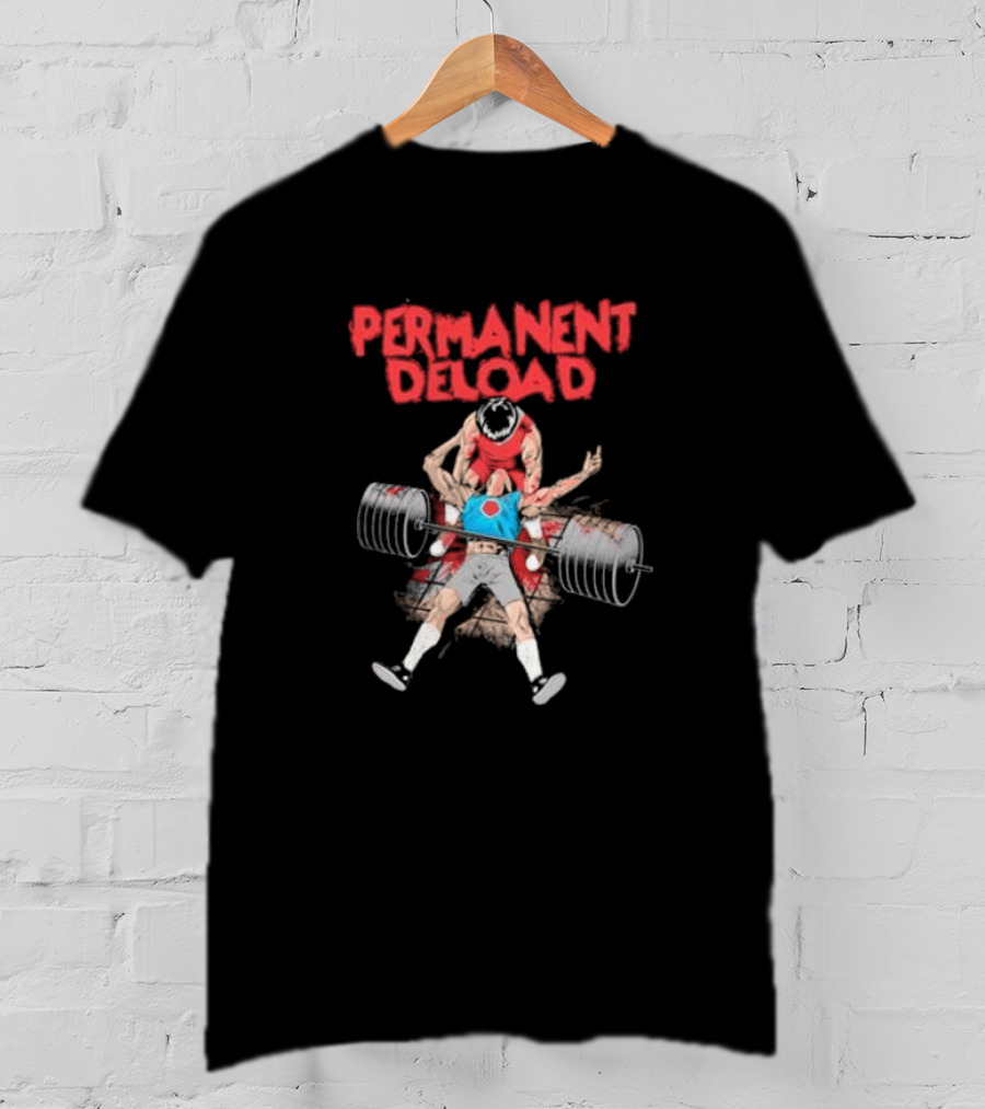 Raskol Permanent Deload Lifting Anime Manga T-Shirt