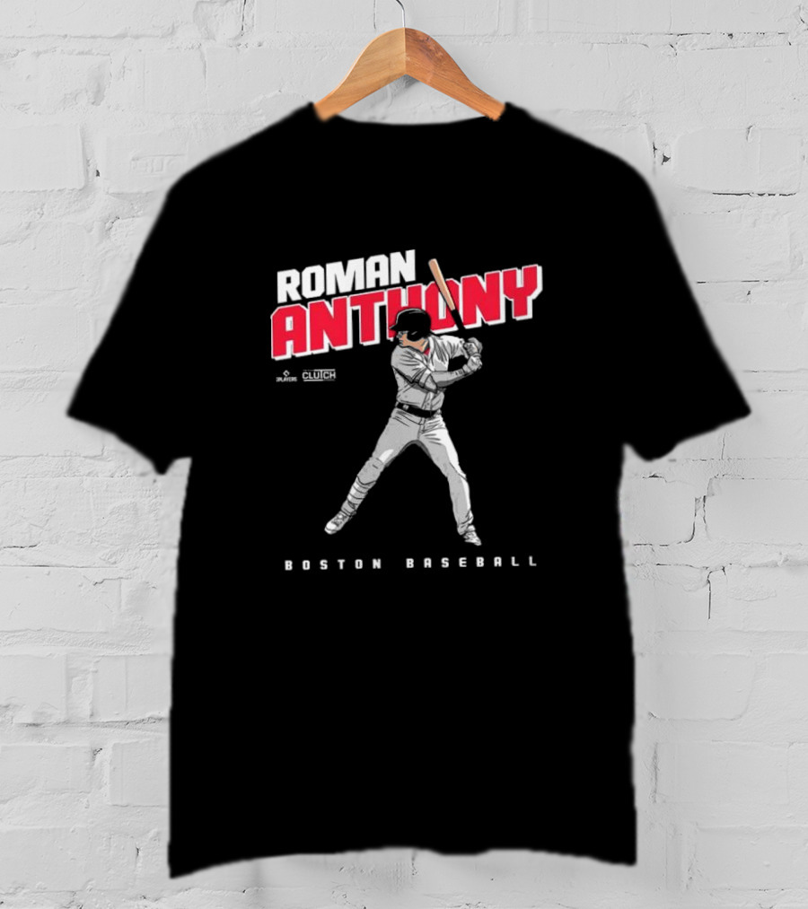 Roman Anthony Boston Baseball Player Artist Series Clutch Sports T-Shirt