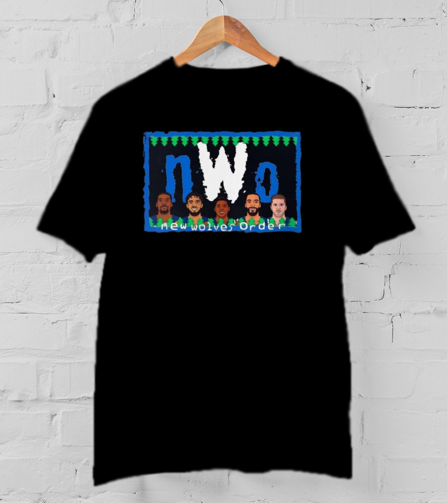 Basketball Players Minnesota New Wolves Order NWo T-Shirt