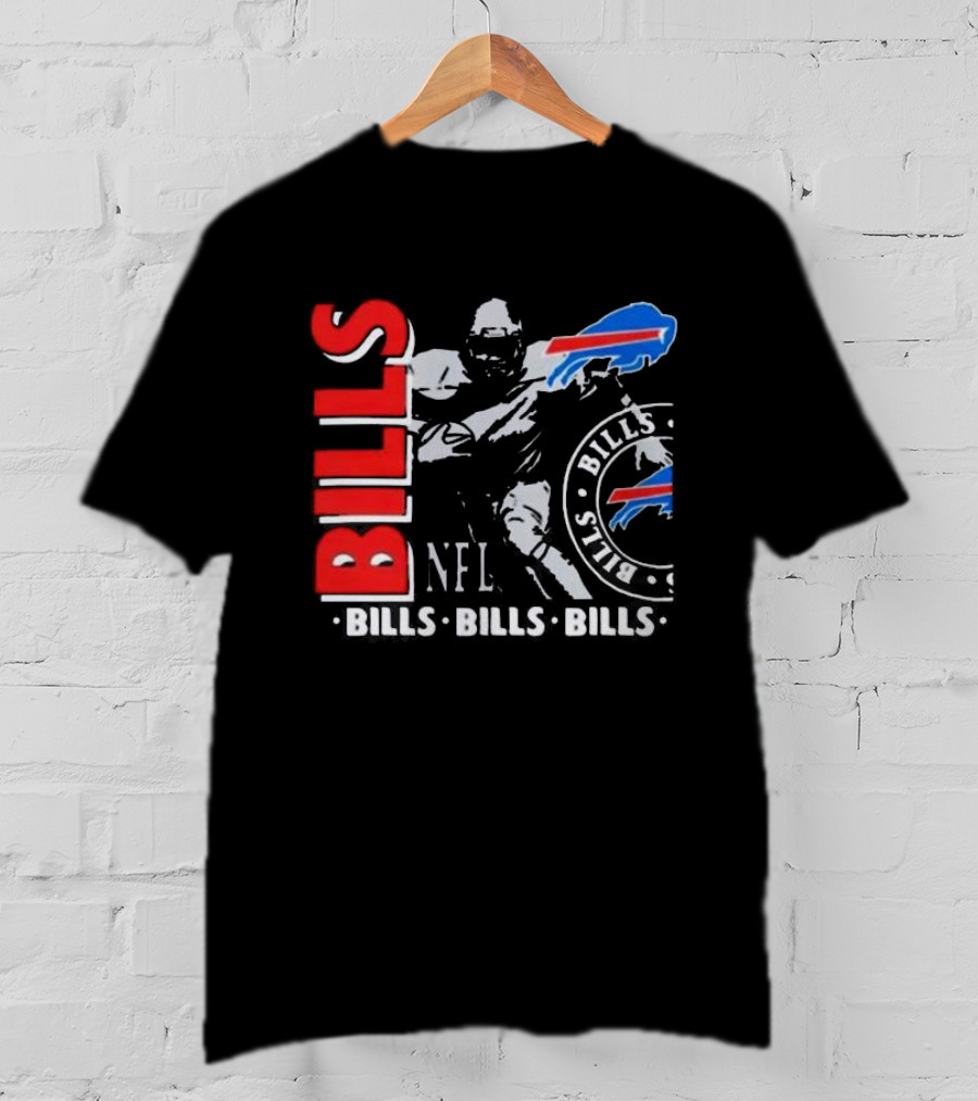 Buffalo Bills NFL Football Player Bills Bills Bills Logo T-Shirt
