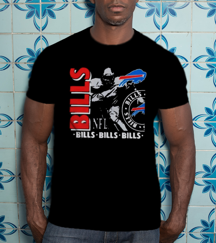 Buffalo Bills NFL Football Player Bills Bills Bills Logo T-Shirt
