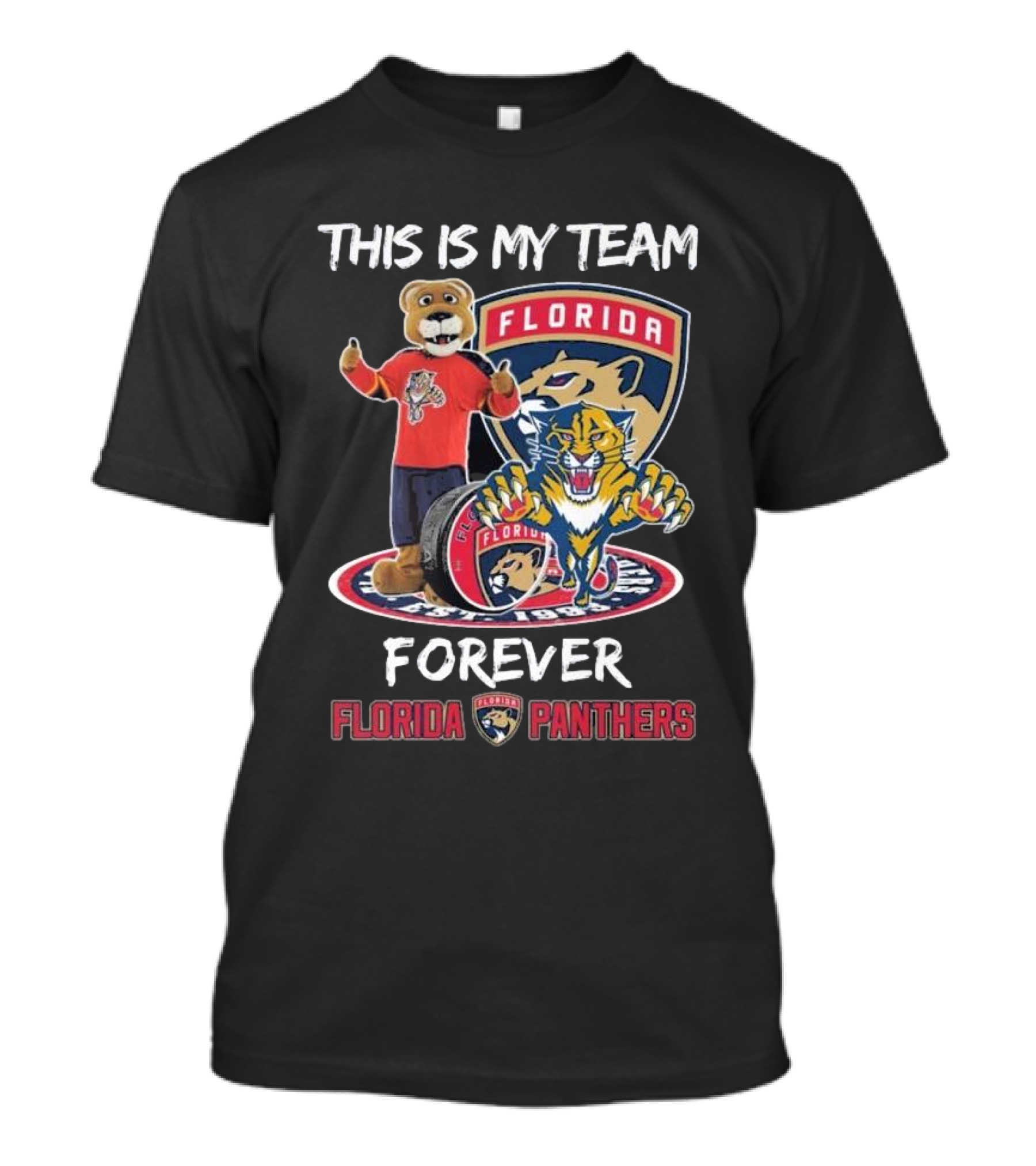This Is My Team Forever Florida Panthers Mascot T-Shirt
